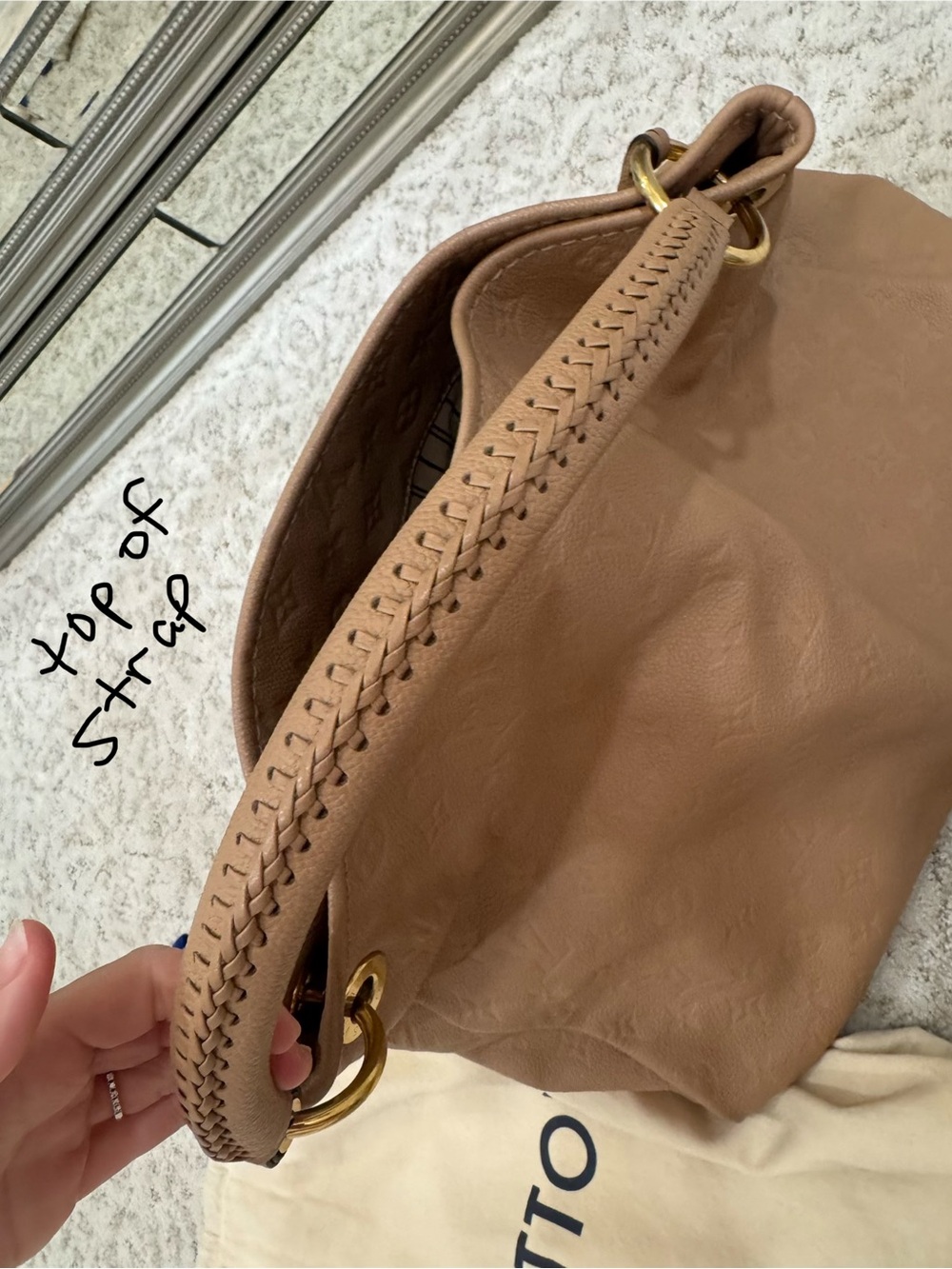Louis Vuitton Monogram-Empriente Artsy MM in Papyrus - Picture 6 of 16